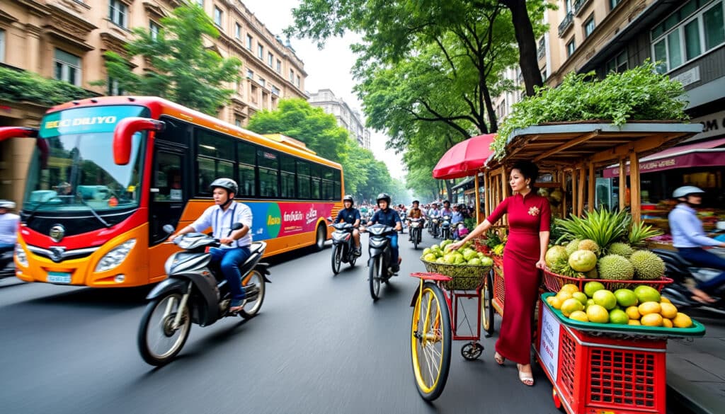 discover the efficient and diverse public transport system in hanoi, featuring buses, taxis, and the iconic motorbike culture. explore the city effortlessly and enjoy authentic local experiences as you navigate through the bustling streets and vibrant neighborhoods of vietnam's capital.