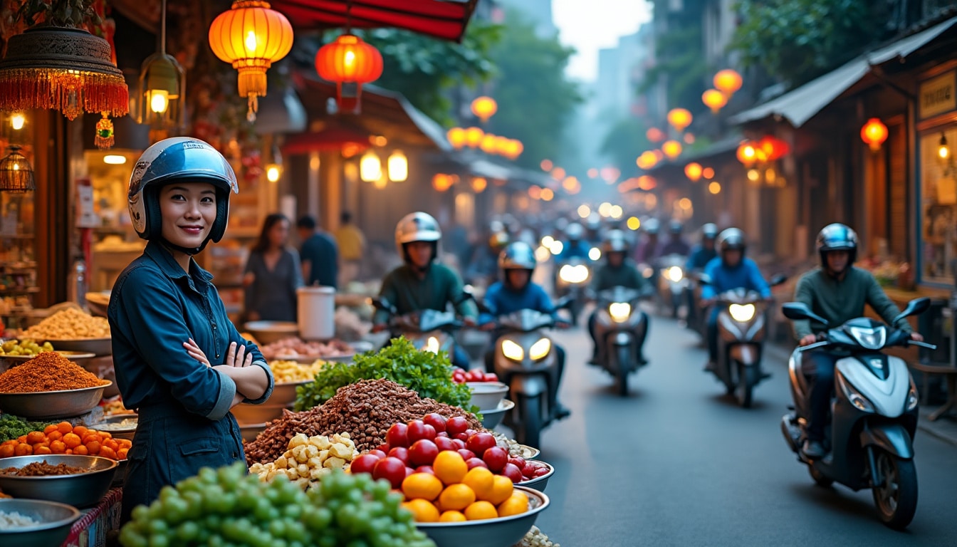 erkunden Sie die reiche Kultur und die atemberaubenden Sehenswürdigkeiten von Hanoi mit unserem umfassenden Leitfaden zu den besten Sehenswürdigkeiten. Entdecken Sie historische Stätten, lebendige Märkte und malerische Ausblicke, die die Schönheit der Hauptstadt Vietnams zeigen.