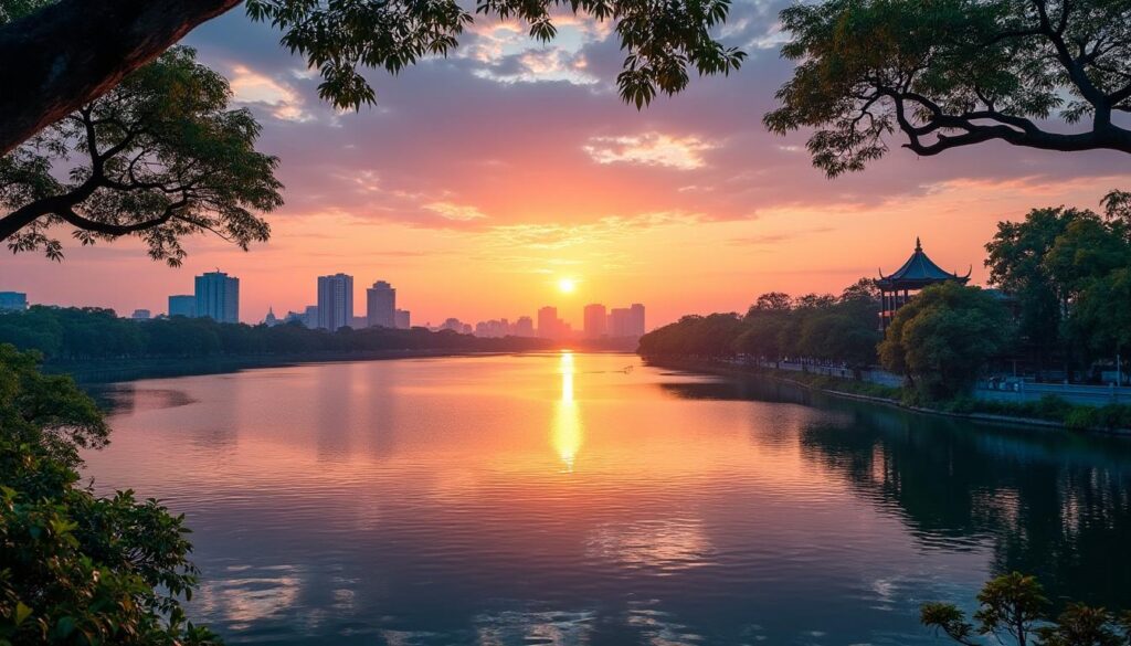discover the sunset times in hanoi during october. plan your evenings and enjoy the beautiful twilight hours in vietnam's vibrant capital with our comprehensive guide to sunset schedules.