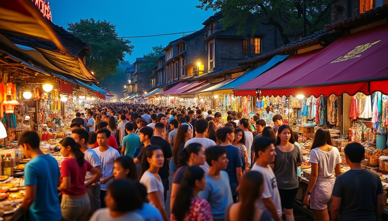 découvrez la vie nocturne vibrante d'hanoï avec notre guide complet. explorez des marchés animés, savourez de délicieuses spécialités de rue, visitez des bars animés et découvrez la riche culture de la ville après la tombée de la nuit. trouvez les meilleures activités et les joyaux cachés pour profiter au maximum de vos soirées à hanoi.